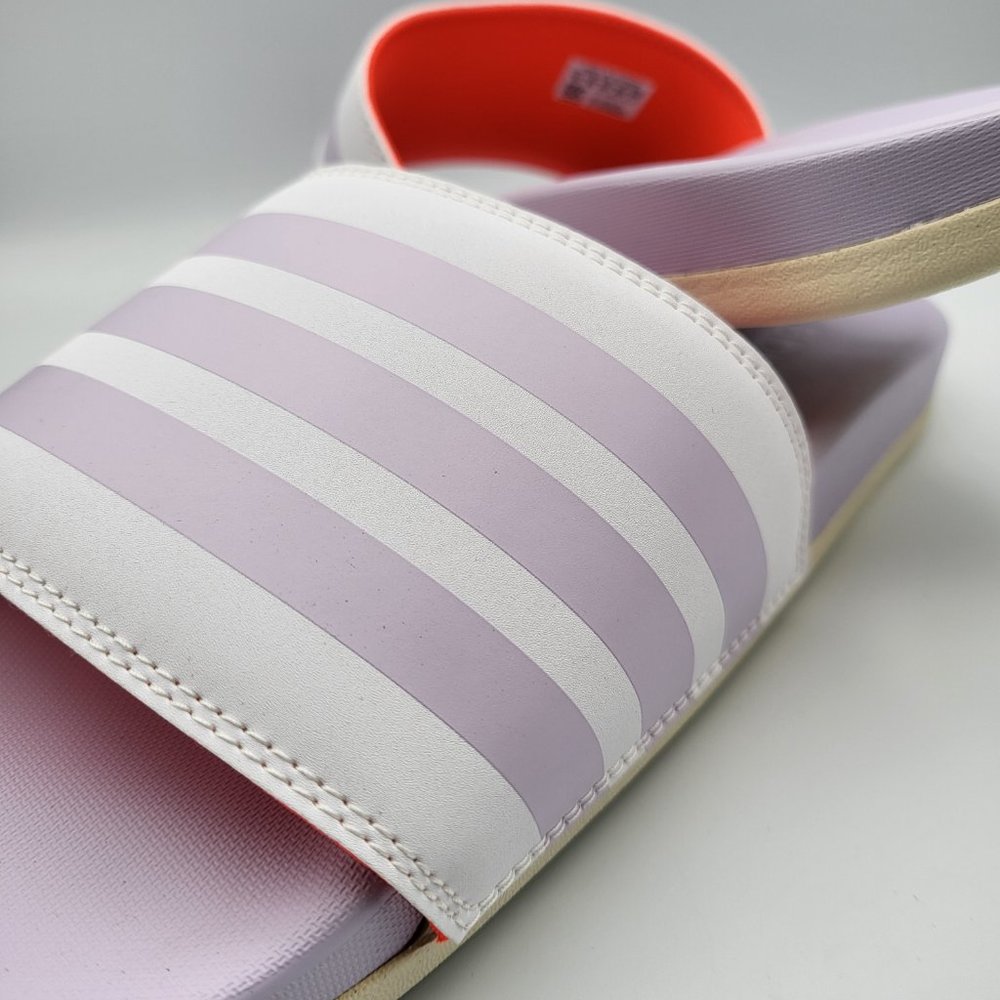 NEW Women Sz 11 Adidas Comfort Slides in Lavender GV9738 - Picture 3 of 8